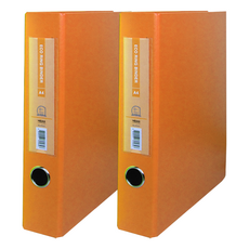 위즈오피스 이코 D링 바인더 3공 5cm 라벨, 오렌지, 2개 문구/오피스/사무용품 전문관 반품 최저가 4,880원
