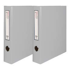 위즈오피스 노블 D링 바인더 5cm 스티커, 그레이, 2개 문구/오피스/사무용품 전문관 반품 최저가 4,470원