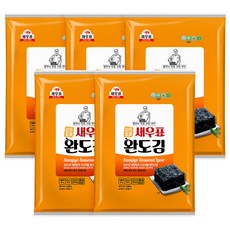 새우표 완도 오리지널 전장김, 25g, 5개 식품/반찬/간편식/대용식 반품 최저가 9,370원