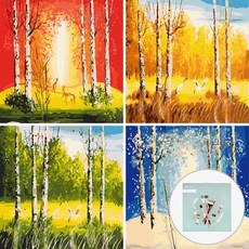 아트조이 DIY 명화그리기 키트 4단 세트, 늘 그 자리에, 1개 문구/오피스/미술/화방용품 반품 최저가 12,040원