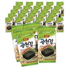 해달음 광천 도시락김, 4g, 32개 식품/반찬/간편식/대용식 반품 최저가 9,680원