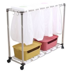 리빙해피 재활용 분리수거함 4p, 화이트 홈인테리어/청소/세탁용품 반품 최저가 17,920원