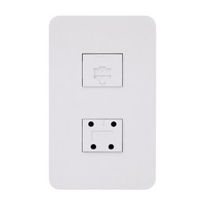 제일전기 전등 스위치 커버 4P+8P 화이트, 1개 생활용품/생활전기용품 반품 최저가 5,250원