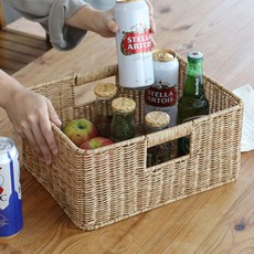 네이쳐리빙 데이지가든 내츄럴 라탄 바구니, 1개 홈인테리어/바구니/바스켓 반품 최저가 11,670원