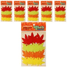 동기오피스 펠트아트지 접착식 24p x 6개, DF-1049 단풍잎(소) 문구/오피스/미술/화방용품 반품 최저가 6,140원