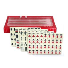 후니겜블 마작 144패 24mm + 주사위 2p + 자 4p 세트, 상아색, 1개 완구_취미/보드게임 반품 최저가 22,310원