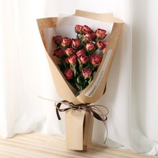 로맨틱노벰버 레드벨벳 미니 장미 드라이플라워 꽃다발, 혼합색상 홈인테리어/드라이플라워 반품 최저가 6,840원