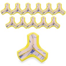 네츄럴파크 PVC 3면 코너 보호대 12p + 초강력 양면테이프, 1세트, 옐로우(보호대) 출산/유아동/매트/안전용품 반품 최저가 8,580원