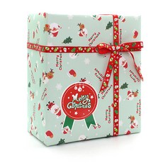 피크닉앤패키지 포장지 8p + 리본 6m + 스티커 8p 세트, 산타와루돌프(포장지), xmas메달(스티커), 레드(리본), 1세트 문구/오피스/데코/포장용품 반품 최저가 6,440원