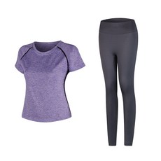나야스타일 여성용 요가복 반팔 상의 + 레깅스 세트 2136 스포츠/레저/여성스포츠의류 반품 최저가 9,540원