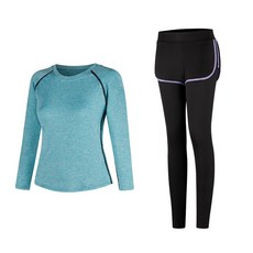 나야스타일 여성용 긴팔 올스카이 + 반바지 레깅스 요가복 세트 스포츠/레저/여성스포츠의류 반품 최저가 11,760원