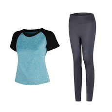 나야스타일 여성용 요가복 반팔 상의 + 레깅스 1436 스포츠/레저/여성스포츠의류 반품 최저가 15,900원