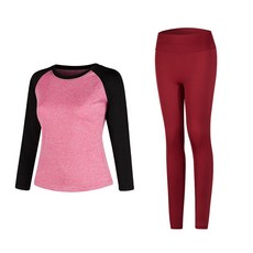 나야스타일 여성용 요가복 긴팔 상의 + 레깅스 세트 0235 스포츠/레저/여성스포츠의류 반품 최저가 20,280원