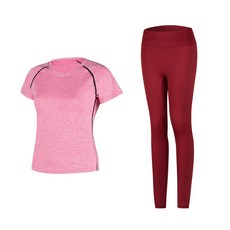 나야스타일 여성용 요가 반팔 + 레깅스 세트 1735 스포츠/레저/여성스포츠의류 반품 최저가 15,900원