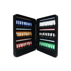 와이드 철재 60구 열쇠보관함 KP-W60(P), 블랙 문구/오피스/사무용품 전문관 반품 최저가 19,650원