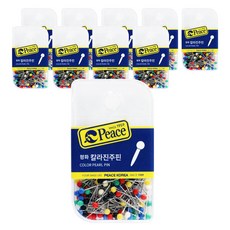 피스코리아 칼라 진주핀 행거용, 1개입, 10개 문구/오피스/사무용품 전문관 반품 최저가 7,250원