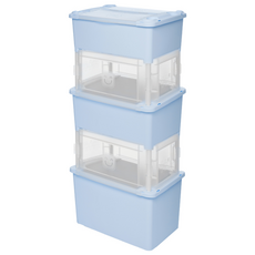 리빙스마일 대형기저귀정리함 홀더형 혼합3단 투명, 블루, 1개 출산/유아동/유아가구/인테리어 반품 최저가 17,570원