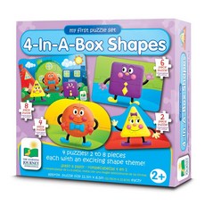 러닝저니 My first 4 - In - A - Box 퍼즐 Shapes, 1개, 20개, 20피스 완구/취미/퍼즐/큐브/피젯토이 반품 최저가 5,430원