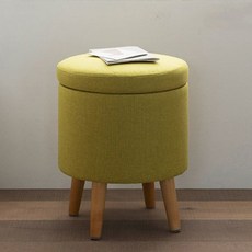 에넥스 모노 패브릭 수납 스툴, 그린 홈인테리어/유아동가구 반품 최저가 19,240원