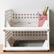 올리빙 국내 제조 크로스 접이식 슬라이딩 리빙박스, 화이트, 2개 생활용품/수납/정리 반품 최저가 7,420원