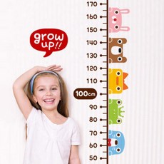 제제데코 헬로우 동물 친구들 키재기 스티커, 혼합 색상 출산/유아동/유아가구/인테리어 반품 최저가 15,670원