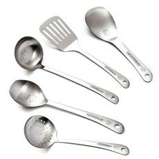 홈애니 키친툴 밥주걱 대 + 국자 대 + 뒤집개 대 + 요리스푼 대 + 건지기 세트, 코끼리, 1개 주방용품/주방조리도구 반품 최저가 44,290원