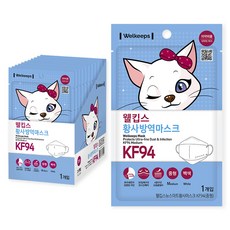 웰킵스 황사방역마스크 KF94 중형, 1개입, 25개, 백색 생활용품/건강/의료용품 반품 최저가 16,490원