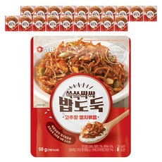 샘표 쓱쓱싹싹 밥도둑 고추장멸치볶음, 50g, 20개 식품/반찬/간편식/대용식 반품 최저가 43,240원