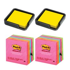 포스트잇 케이프타운 점착메모지 654-5KP + 엣지홀더, 블랙(엣지홀더), 2세트 문구/오피스/학용품/수업준비 반품 최저가 9,030원