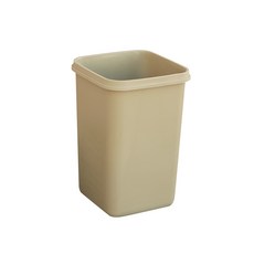 바이굿즈 뚜껑제외 정사각 종량제 휴지통 20L, 베이지 생활용품/수납/정리 반품 최저가 7,160원