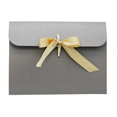 도나앤데코 이브 리본장식 봉투 L 그레이 5p + 리본 연브라운 5p, 혼합 색상, 1세트 문구/오피스/카드/엽서/봉투 반품 최저가 4,990원