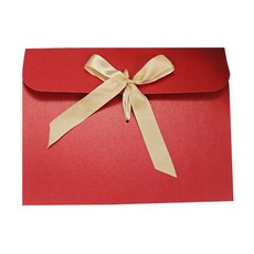 도나앤데코 이브 리본장식 봉투 L 레드 5p + 리본 연브라운 5p, 혼합 색상, 1세트 문구/오피스/카드/엽서/봉투 반품 최저가 7,190원