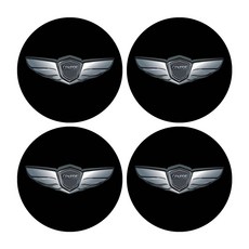 제네시스 휠캡 휠스티커 65mm, 4개 자동차용품/차량관리/소모품 반품 최저가 9,240원