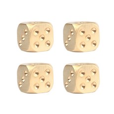 더플로우 고급스러운 놋쇠 주사위 브루주아 브루마블 13mm x 4p, 골드, 4개 완구_취미/보드게임 반품 최저가 14,720원