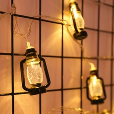 쿨앳홈 빈티지 감성 LED 호롱병 가랜드 줄조명 10구, 혼합색상, 1세트 홈인테리어/조명/스탠드 반품 최저가 1,940원