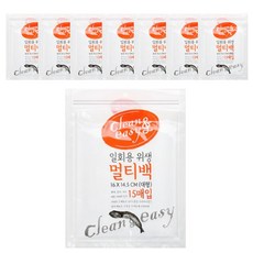 유하우스 일회용 위생 멀티백, 대(L), 15개입, 8개 주방용품/일회용품/종이컵 반품 최저가 6,110원