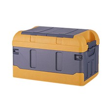 프리미엄 차량용 접이식 트렁크정리함 소형 기본형 플러스 뚜껑 확장 볼륨형 45L, 옐로우 자동차용품/인테리어 반품 최저가 9,800원