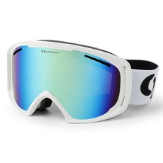 오클랜즈 프리미엄 보드 스키고글 M7, 프레임(화이트) + 렌즈(블루골드), 1개 스포츠_레저/스키/겨울스포츠 반품 최저가 23,210원