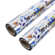 포포팬시 뽀로로 증착롤포장지 대 18m, 축구, 2개입 문구/오피스/캐릭터 문구 반품 최저가 4,440원