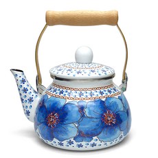 쏘넘 법랑 주전자 인덕션 IH, 1300ml, 히비스커스블루, 1개 주방용품/주전자/커피/티용품 반품 최저가 21,260원