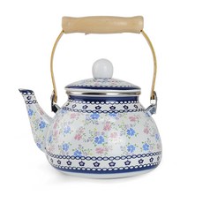 쏘넘 플라워패턴 법랑주전자, 1300ml, 바이올렛, 1개 주방용품/주전자/커피/티용품 반품 최저가 18,770원