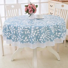 신데렐라데코 방수 테이블보 원형, 잎사귀레이스, 중형, 1개 홈인테리어/카페트/쿠션 반품 최저가 11,370원