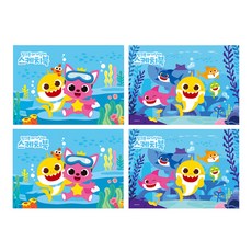 몽땅 핑크퐁 뜯어쓰는 스케치북 4권, 345 x 248 mm, 40매, 1세트 완구_취미/STEAM완구 반품 최저가 12,060원