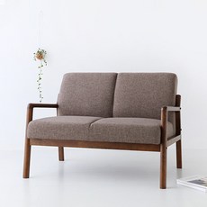 마켓비 데니쉬 패브릭 2인용 소파, 모카브라운 문구/오피스/사무용품 전문관 반품 최저가 209,880원