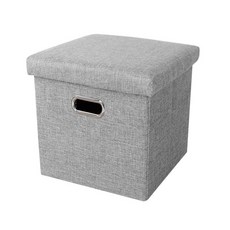 간편한 수납 의자 48 x 30 x 30 cm, 그레이 홈인테리어/유아동가구 반품 최저가 10,570원