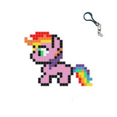 꼬마블럭 나노블록 + 고급 열쇠고리 랜덤발송 + 일대일 도안 DIY 패키지 10mm, 유니콘, 1개 완구/취미/블록놀이 반품 최저가 7,150원