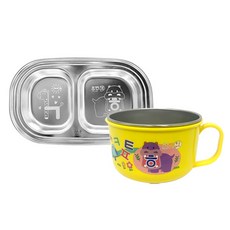 르번 국산 한글나라 간식접시 + 간식대접, 혼합색상, 1세트 출산/유아동/이유용품/유아식기 반품 최저가 5,860원