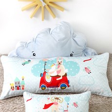 와이즈마마 마이크로화이버속통 유아베개, 퍼니라이딩데이 출산/유아동/유아동침구 반품 최저가 17,710원