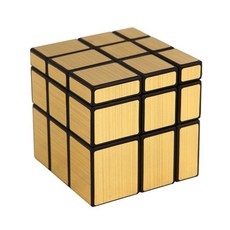 성쇼우 미러 3 x 3 x 3 스피드 큐브, 골드, 1개 완구/취미/퍼즐/큐브/피젯토이 반품 최저가 2,890원
