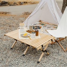 까사마루 자작나무 롤 테이블 중형, 오크 홈인테리어/야외가구/소품 반품 최저가 35,880원